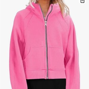 pink zip up